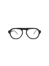 Thom Browne Aviator-frame Acetate Optical Frames In Navy Tortoise