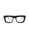 Thom Browne Square-frame Acetate Optical Frames Eyeglass Frame Multicolored Size 52 Acetate In Tortoise