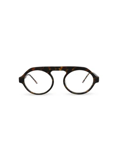 Thom Browne Women's 52mm Round Eyeglasses In Tortoise