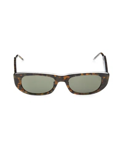 Thom Browne Women's 53mm Oval Sunglasses In Tortoise