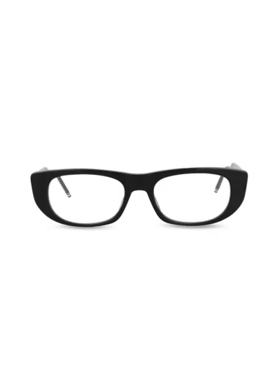 Thom Browne Women's 53mm Rectangle Eyeglasses In Black