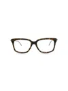 Thom Browne Square-frame Acetate Optical Frames In Brown Tortoise
