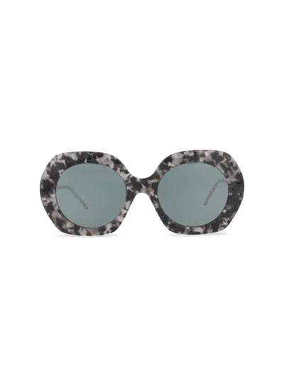 Thom Browne Women's 54mm Round Sunglasses In Grey