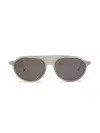 Thom Browne Women's 55mm Round Aviator Sunglasses In Satin Crys