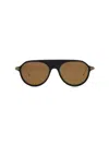 Thom Browne Aviator-frame Acetate Sunglasses In Yellow Navy