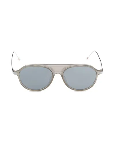 Thom Browne Women's 57mm Oval Sunglasses In Satin Crys