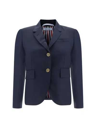 Thom Browne Blazer Jacket In Blue