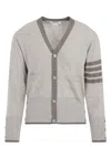 Thom Browne Cappuccino Cashmere Cardigan