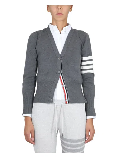 THOM BROWNE WOMEN'S CARDIGAN CON SCOLLO A V