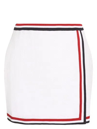 Thom Browne Women's Cotton Mini-skirt In White