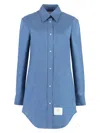 Thom Browne Chemisier Dress In Blue