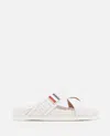 Thom Browne Criss Cross Tweed Sandals In Pink