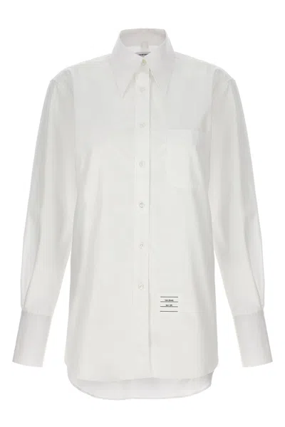 Thom Browne Women 'exaggerated Point Collar' Shirt In White