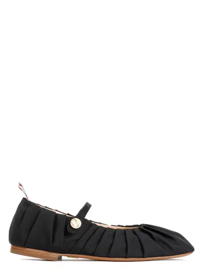 THOM BROWNE WOMEN'S FABRIC JOHN BALLERINAS