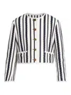 THOM BROWNE WOMEN'S LACE CABLE BOXY JACKET