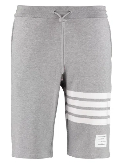 THOM BROWNE WOMEN'S MELANGE COTTON BERMUDA SHORTS