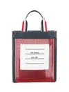 Thom Browne Women's Mesh Tote Bag In Red