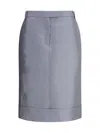 Thom Browne Midi Skirt In Gray