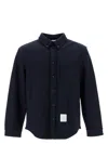 Thom Browne Midnight Blue Cotton Blend Oversize Shirt