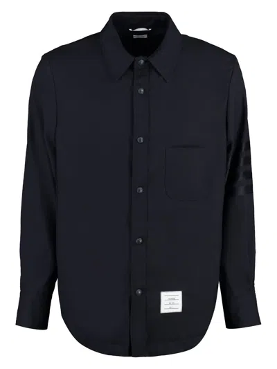 Thom Browne Women's Midnight Wool Shirt