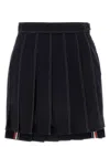 Thom Browne Midnight Blue Wool Skirt In Blue