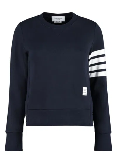 Thom Browne Women's Navy Cotton Sweatshirt