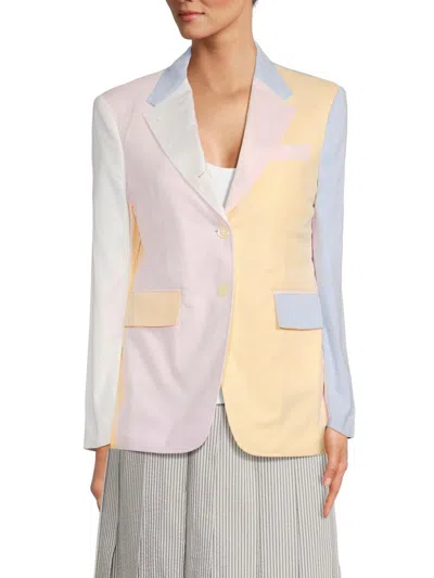 Thom Browne Women's Pincord Funmix Sport Coat In Pink