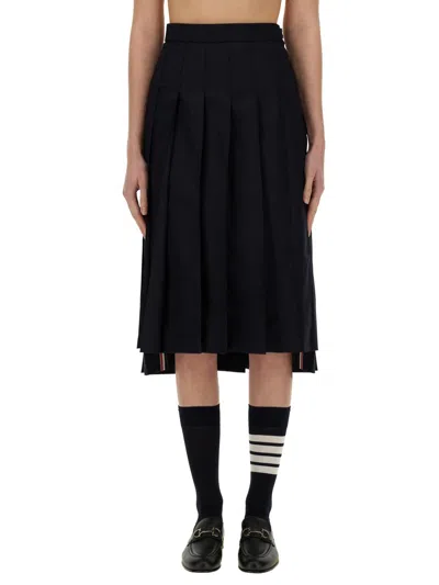 Thom Browne Women Pleated Skirt In Black