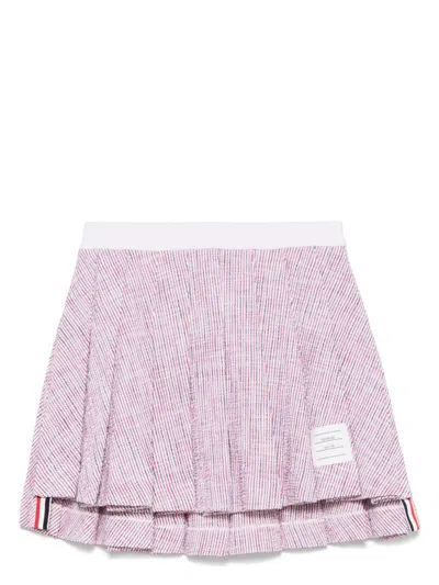 THOM BROWNE WOMEN'S RWB COTTON MINI SKIRT | SIZE 40 | FJK131A