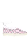 Thom Browne Seersucker Cotton Espadrilles In Multicolor