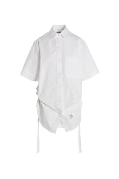 Thom Browne Women Shirt Dress In White
