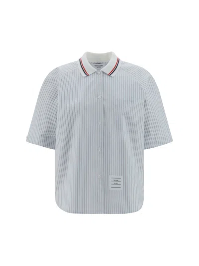 Thom Browne Shirts In Lightblue