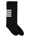 Thom Browne Calzini Con Logo In Blue