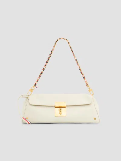 Thom Browne Women's Soft Mrs. Thom Leather Clutch In Off White