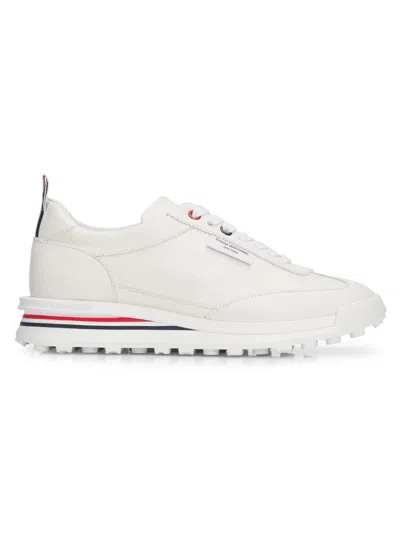 THOM BROWNE WOMEN'S SOFT TECH RUNNER LEATHER SNEAKERS