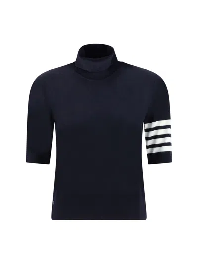 Thom Browne Women Turtleneck Sweater In Black
