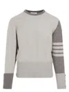 Thom Browne Two-tone Cashmere Sweater