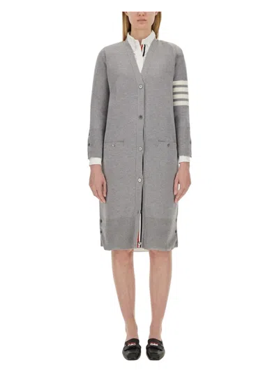 THOM BROWNE WOMEN'S WOOL CARDIGAN DRESS