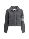 Thom Browne Women Wool Jacket In Gray