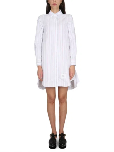 Thom Browne Wool Shirt In Multicolour