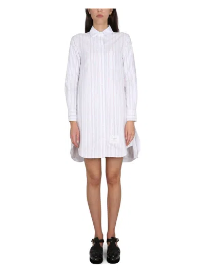 THOM BROWNE WOMEN'S WOOL SHIRT | SIZE 40 | FDSD95C