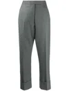 Thom Browne Super 120s Trousers In Med Grey 035