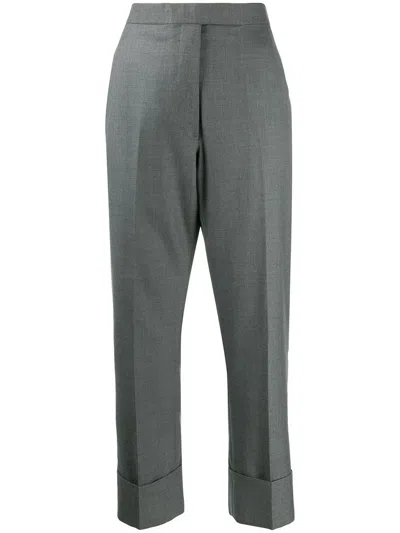 THOM BROWNE WOMEN'S WOOL TROUSERS