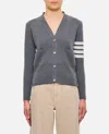 Thom Browne Women Cardigan Con Scollo A V In Grey