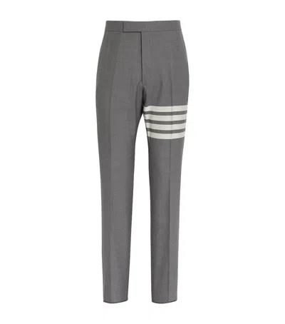 THOM BROWNE WOOL -BAR STRIPE TAILORED TROUSERS