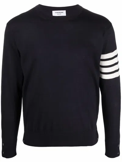 THOM BROWNE WOOL 4-BAR PULLOVER