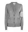 Thom Browne Relaxed Fit Cardigan In Grey