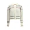 Thom Browne Wool And Mohair Cardigan In Multi