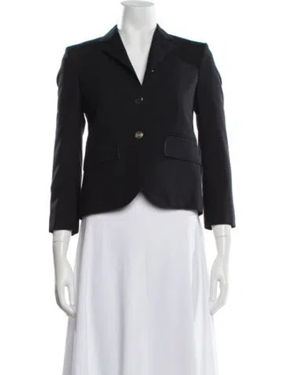Pre-owned Thom Browne Wool Blazer In Black