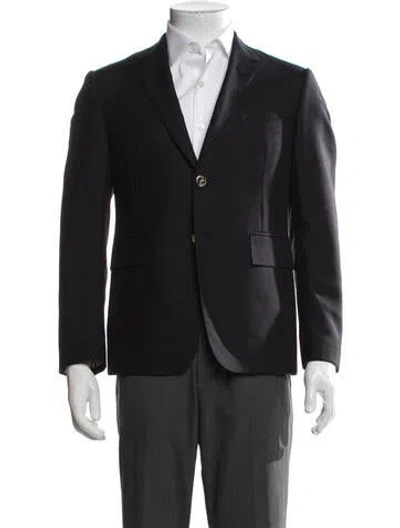 Pre-owned Thom Browne Wool Blazer In Black